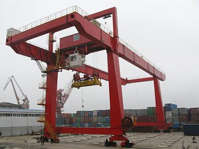 50 Ton MobilePortal Double Girder Container Gantry Crane Cena